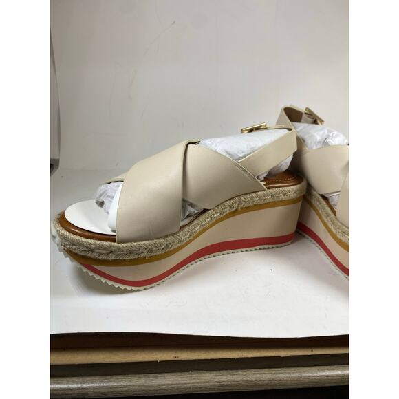 Enzo Angiolini Eva Wedge Sandals NWT 9W - Picture 3 of 10